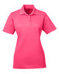 UltraClub Ladies' Cool & Dry Mesh PiquPolo heliconia OFFront