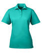 UltraClub Ladies' Cool & Dry Mesh PiquPolo jade OFFront