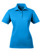 UltraClub Ladies' Cool & Dry Mesh PiquPolo pacific blue OFFront