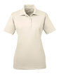 UltraClub Ladies' Cool & Dry Mesh PiquPolo stone OFFront