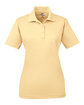 UltraClub Ladies' Cool & Dry Mesh PiquPolo yellow haze OFFront