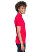 UltraClub Ladies' Cool & Dry Mesh PiquPolo red ModelSide