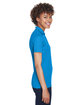 UltraClub Ladies' Cool & Dry Mesh PiquPolo pacific blue ModelSide