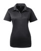 UltraClub Ladies' Cool & Dry Jacquard Stripe Polo  OFFront