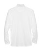 UltraClub Men's Cool & Dry Sport Quarter-Zip Pullover white FlatBack