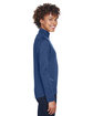 UltraClub Ladies' Cool & Dry Sport Quarter-Zip Pullover navy ModelSide