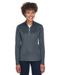 UltraClub Ladies' Cool & Dry Sport Quarter-Zip Pullover  