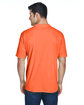 UltraClub Men's Cool & Dry Sport Performance InterlockT-Shirt bright orange ModelBack