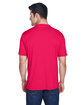 UltraClub Men's Cool & Dry Sport Performance InterlockT-Shirt red ModelBack