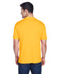 UltraClub Men's Cool & Dry Sport Performance InterlockT-Shirt gold ModelBack