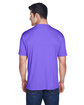 UltraClub Men's Cool & Dry Sport Performance InterlockT-Shirt purple ModelBack