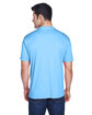 UltraClub Men's Cool & Dry Sport Performance InterlockT-Shirt columbia blue ModelBack