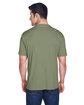 UltraClub Men's Cool & Dry Sport Performance InterlockT-Shirt military green ModelBack