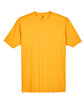 UltraClub Men's Cool & Dry Sport Performance InterlockT-Shirt gold FlatFront