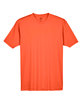 UltraClub Men's Cool & Dry Sport Performance InterlockT-Shirt orange FlatFront
