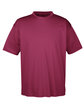 UltraClub Men's Cool & Dry Sport Performance InterlockT-Shirt maroon OFFront