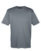 UltraClub Men's Cool & Dry Sport Performance InterlockT-Shirt charcoal OFFront