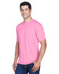 UltraClub Men's Cool & Dry Sport Performance InterlockT-Shirt azalea ModelQrt