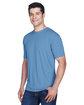 UltraClub Men's Cool & Dry Sport Performance InterlockT-Shirt indigo ModelQrt