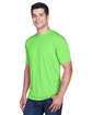 UltraClub Men's Cool & Dry Sport Performance InterlockT-Shirt lime ModelQrt