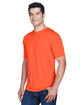 UltraClub Men's Cool & Dry Sport Performance InterlockT-Shirt orange ModelQrt