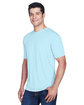 UltraClub Men's Cool & Dry Sport Performance InterlockT-Shirt ice blue ModelQrt