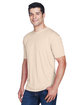 UltraClub Men's Cool & Dry Sport Performance InterlockT-Shirt sand ModelQrt