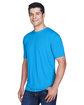 UltraClub Men's Cool & Dry Sport Performance InterlockT-Shirt sapphire ModelQrt
