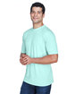 UltraClub Men's Cool & Dry Sport Performance InterlockT-Shirt sea frost ModelQrt