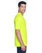 UltraClub Men's Cool & Dry Sport Performance InterlockT-Shirt bright yellow ModelSide