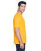 UltraClub Men's Cool & Dry Sport Performance InterlockT-Shirt gold ModelSide