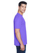 UltraClub Men's Cool & Dry Sport Performance InterlockT-Shirt purple ModelSide