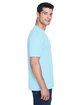 UltraClub Men's Cool & Dry Sport Performance InterlockT-Shirt ice blue ModelSide