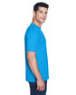 UltraClub Men's Cool & Dry Sport Performance InterlockT-Shirt sapphire ModelSide