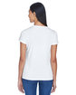 UltraClub Ladies' Cool & Dry Sport Performance InterlockT-Shirt white ModelBack