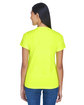 UltraClub Ladies' Cool & Dry Sport Performance InterlockT-Shirt bright yellow ModelBack