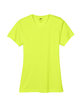 UltraClub Ladies' Cool & Dry Sport Performance InterlockT-Shirt bright yellow FlatBack