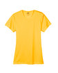 UltraClub Ladies' Cool & Dry Sport Performance InterlockT-Shirt gold FlatBack