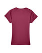 UltraClub Ladies' Cool & Dry Sport Performance InterlockT-Shirt maroon FlatBack