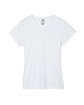 UltraClub Ladies' Cool & Dry Sport Performance InterlockT-Shirt white FlatFront
