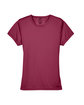 UltraClub Ladies' Cool & Dry Sport Performance InterlockT-Shirt maroon FlatFront