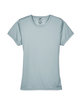 UltraClub Ladies' Cool & Dry Sport Performance InterlockT-Shirt grey FlatFront