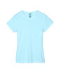UltraClub Ladies' Cool & Dry Sport Performance InterlockT-Shirt ice blue FlatFront