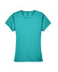 UltraClub Ladies' Cool & Dry Sport Performance InterlockT-Shirt jade FlatFront