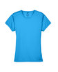 UltraClub Ladies' Cool & Dry Sport Performance InterlockT-Shirt sapphire FlatFront