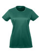 UltraClub Ladies' Cool & Dry Sport Performance InterlockT-Shirt forest green OFFront