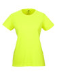 UltraClub Ladies' Cool & Dry Sport Performance InterlockT-Shirt bright yellow OFFront