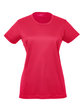 UltraClub Ladies' Cool & Dry Sport Performance InterlockT-Shirt cardinal OFFront