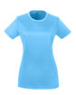 UltraClub Ladies' Cool & Dry Sport Performance InterlockT-Shirt columbia blue OFFront