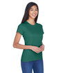 UltraClub Ladies' Cool & Dry Sport Performance InterlockT-Shirt forest green ModelQrt